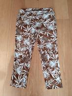 Bruin/blauw, witte Kyra & Co broek 42., Bruin, Maat 42/44 (L), Ophalen of Verzenden, Zo goed als nieuw