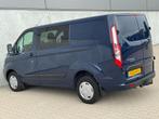 Ford Transit Custom 2.0 TDCI MHEV DC EURO6 Airco Trekhaak St, Voorwielaandrijving, Stof, 4 cilinders, Blauw