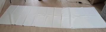 Lang stuk wit/grijze verduisteringsstof, 88 x 390 cm  beschikbaar voor biedingen