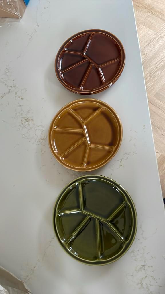 6 Gourmet Borden van Gien, Antiek en Kunst, Antiek | Keukenbenodigdheden, Ophalen