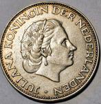 Nederland 2½ Gulden 1959 Zilver- Juliana, Koningin Juliana, Zilver, Ophalen of Verzenden, Losse munt