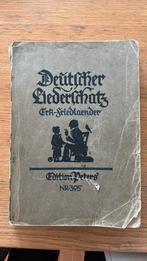 Deutscher Liederschatz. Oud Duits liedboek, Antiek en Kunst, Antiek | Boeken en Bijbels, Ophalen of Verzenden