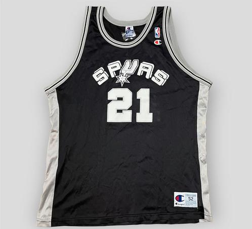 Vintage NBA Tim Duncan Champion jersey maat XL XXL basketbal, Sport en Fitness, Basketbal, Zo goed als nieuw, Kleding, Ophalen of Verzenden