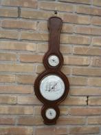 Grote barometer bekleed met leer / leder, Ophalen, Zo goed als nieuw, Barometer