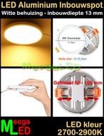 LED badkamer inbouw renovatie spot panel Rond wit 8 Watt WW, Ophalen of Verzenden, Nieuw, Wit, Overige typen