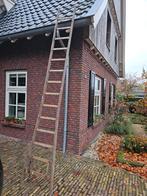 Stevige houten ladder, Doe-het-zelf en Verbouw, Ladders en Trappen, Ophalen, Gebruikt, Ladder, 2 tot 4 meter