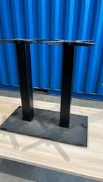 Horeca tafel onderstel dubbel. Zwart 74cm hoog, Tafelpoot, Minder dan 50 cm, Modern, Rechthoekig