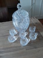 Bowl set van kristal, Ophalen