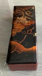 Vintage Japanse lakdoos - Oosters in Art Deco stijl, Antiek en Kunst, Ophalen of Verzenden