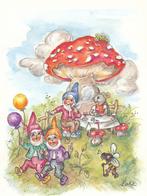 6 Mooie kaarten van Lore Hummel - Dwergen, Ophalen of Verzenden, 1960 tot 1980, Ongelopen, Cultuur en Media