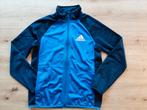 AvD 1205 Blauw Adidas trainingsjack maat 140, Jongen of Meisje, Gebruikt, Ophalen of Verzenden, Adidas