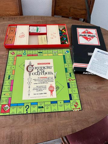 Monopoly Clipper Games 1980 - Zeldzame Editie! beschikbaar voor biedingen