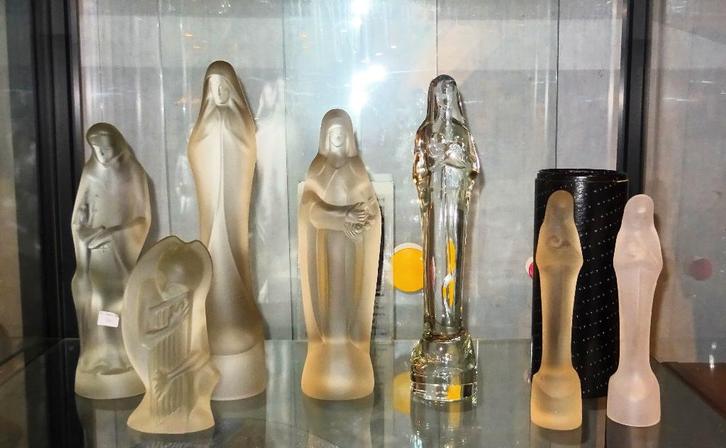 Steph (Stef) Uiterwaal - diverse beelden, Antiek en Kunst, Antiek | Glas en Kristal, Ophalen of Verzenden