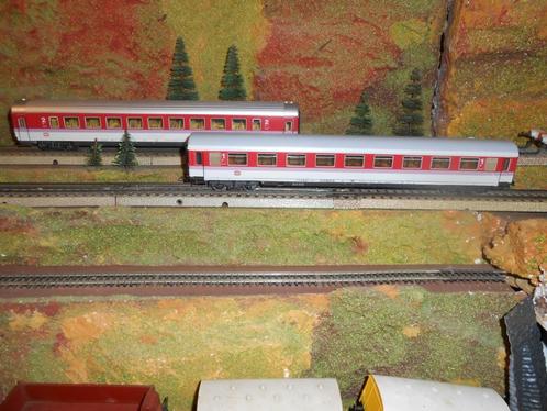 Märklin 4227 en 4286 Intercityrijtuigen 1e en 2e klasse, Hobby en Vrije tijd, Modeltreinen | H0, Zo goed als nieuw, Wisselstroom