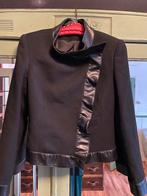 Zwart cobertje van merk Alain Chabason maatje 38, Ophalen of Verzenden, Zo goed als nieuw, Maat 38/40 (M), Zwart