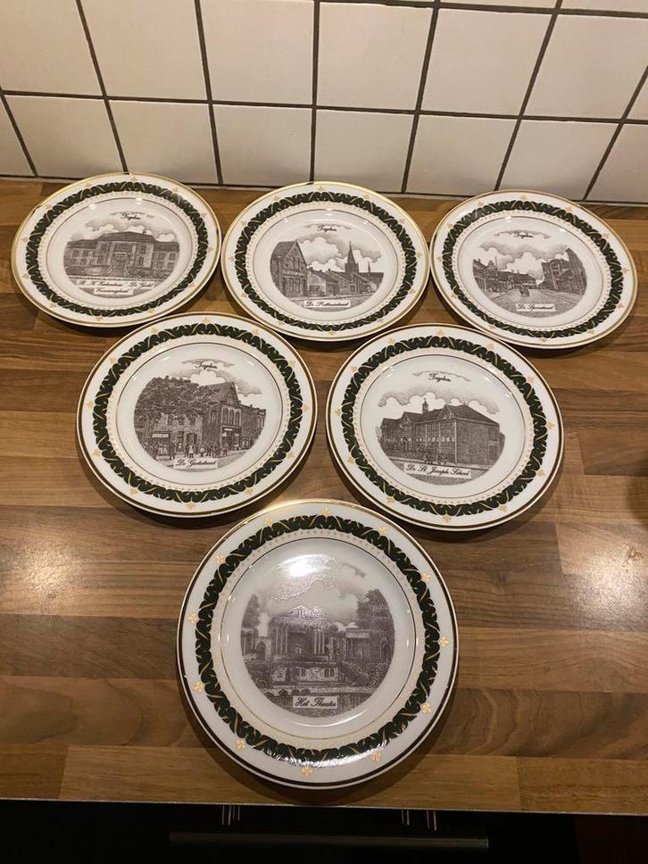 Gerard swaenepoel borden tegelen, Antiek en Kunst, Antiek | Porselein, Ophalen of Verzenden