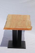 Populieren boomstamtafel 240x90cm, Populier, Eikenhout, Rechthoekig, Nieuw