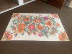 Fleurig vloerkleed met bloemenmotief, Huis en Inrichting, Ophalen, 150 tot 200 cm, 200 cm of meer, Zo goed als nieuw