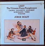 Liszt – The Virtuoso Piano Paraphrases | Jorge Bolet | NM vi, Cd's en Dvd's, Ophalen of Verzenden, Romantiek, 12 inch, Kamermuziek