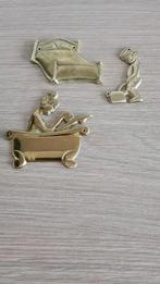 Messing deurplaatjes, Ophalen of Verzenden, Huis en Inrichting