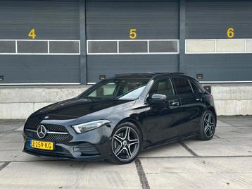 Mercedes-Benz A-Klasse A 180 136pk 2019 Zwart Full-Option! beschikbaar voor biedingen