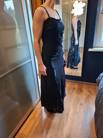 Zwarte galajurk avondjurk 34-36 beschikbaar voor biedingen