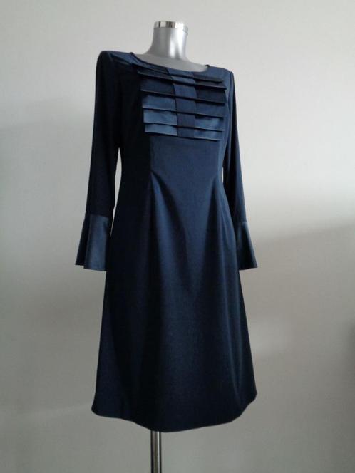 Fair Fashion - designer jurk van Monique Collignon 38 NIEUW, Kleding | Dames, Jurken, Nieuw, Maat 38/40 (M), Blauw, Knielengte