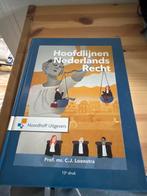 Hoofdlijnen Nederlands Recht - Loonstra, Ophalen of Verzenden, Gamma, Zo goed als nieuw, HBO