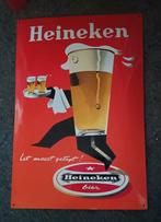 Heineken Reclamebord puntgaaf, Ophalen of Verzenden, Zo goed als nieuw, Reclamebord