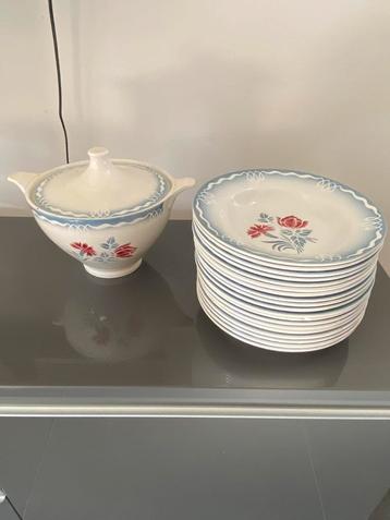 Servies Digion Marinette + soepterrine beschikbaar voor biedingen