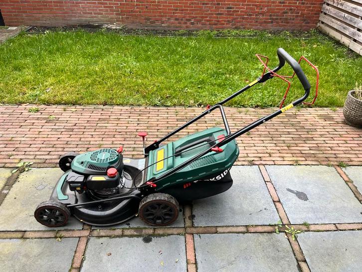 Parkside Benzine Grasmaaier (Motor Goed!), Tuin en Terras, Grasmaaiers, Gebruikt, Benzine-grasmaaier, 40 t/m 49 cm, Cirkelmaaier
