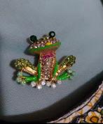Kikker broche, Sieraden, Tassen en Uiterlijk, Broches, Ophalen of Verzenden, Nieuw, Overige materialen