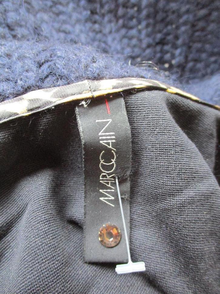 Marccain Size N4 = 40, Kleding | Dames, Jurken, Zo goed als nieuw, Maat 38/40 (M), Blauw, Knielengte, Verzenden