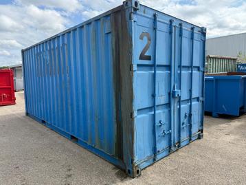 2x 20ft Opslagcontainer - Geïsoleerd & Standaard beschikbaar voor biedingen