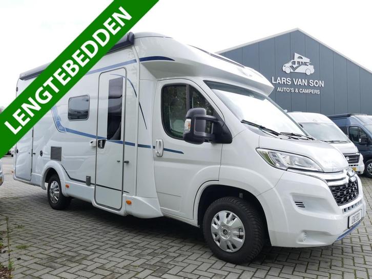 Bürstner Delfin 690G, Lengtebedden, XXL Garage, XXL Koelkas, Caravans en Kamperen, Campers, Bedrijf, tot en met 2, Half-integraal