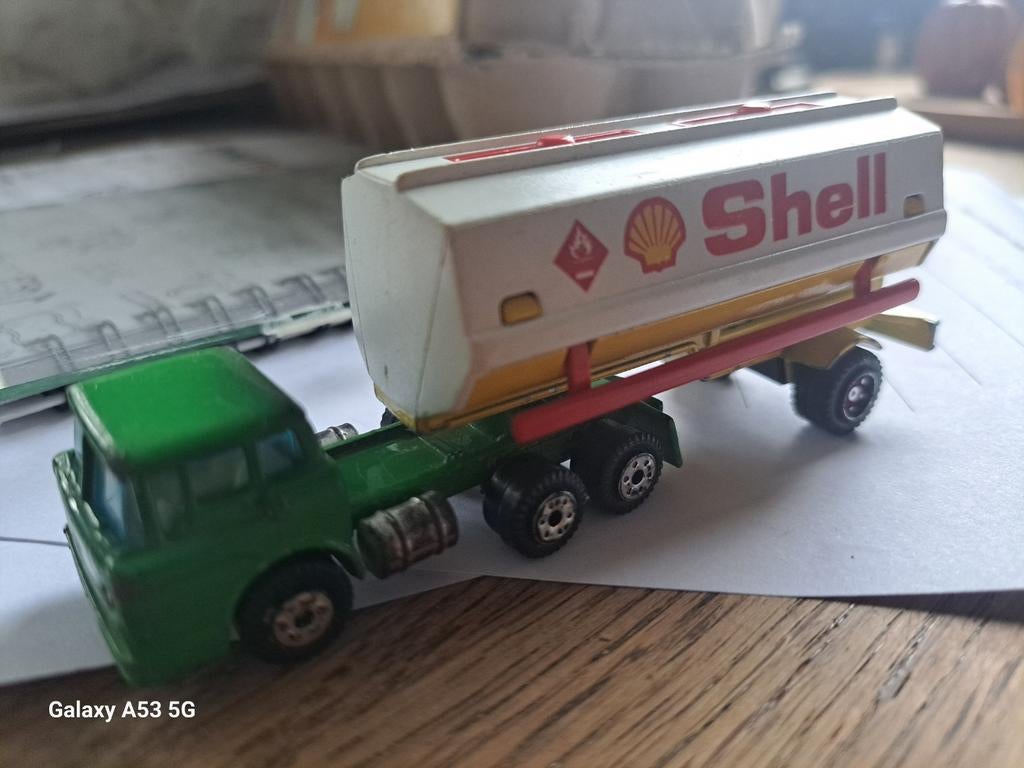 Shell Olie Tankwagen Speelgoed, Overige merken, Gebruikt, 1:50 of kleiner, Verzenden