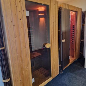 2 in 1 sauna! Finse en infrarood in 1 cabine beschikbaar voor biedingen