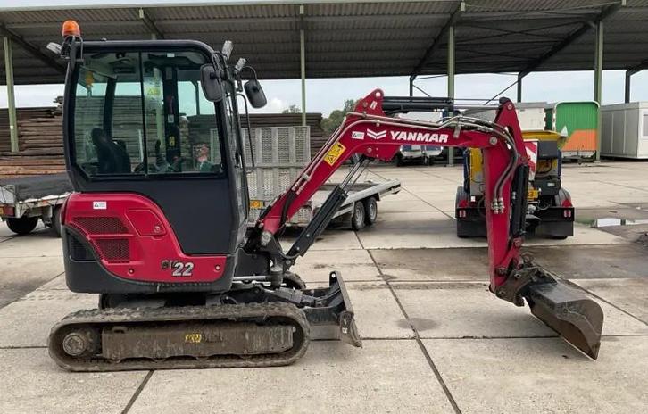 Yanmar SV22 weinig uren (bj 2022), Zakelijke goederen, Machines en Bouw | Kranen en Graafmachines, Graafmachine