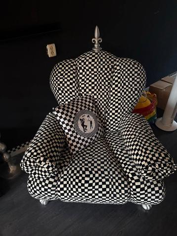 Geruite Ska Fauteuil / Stoel