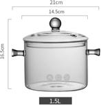 Glass Cooking Pot, Ophalen of Verzenden, Glas, Pot, Bus of Blik