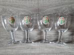 4x kelkglas DE VERBODEN VRUCHT • LE FRUIT DÉFENDU Br, Ophalen of Verzenden, Zo goed als nieuw, Glas of Glazen, Overige merken