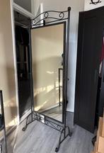 Zwarte spiegel, Huis en Inrichting, Woonaccessoires | Spiegels, Ophalen, Zo goed als nieuw, 150 tot 200 cm, Rechthoekig