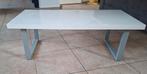 Supermooie en degelijke salontafel. Wit hoogglans., Huis en Inrichting, Tafels | Salontafels, Ophalen, 100 tot 150 cm, 50 tot 100 cm