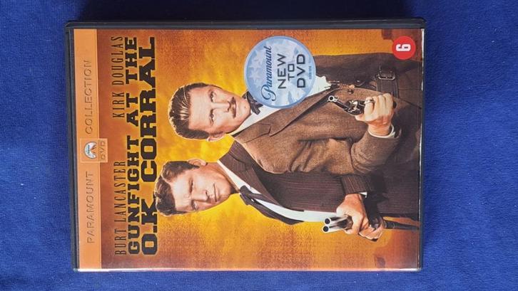 Gunfight at the O.K. Corral "Kirk Douglas, Burt Lancaster", Cd's en Dvd's, Dvd's | Klassiekers, Zo goed als nieuw, Actie en Avontuur