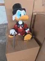 Dagobert duck beeld 52cm, Ophalen of Verzenden, Donald Duck, Zo goed als nieuw, Beeldje of Figuurtje