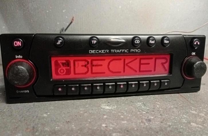 Becker Traffic Pro autoradio met code., Auto diversen, Autoradio's, Gebruikt, Ophalen of Verzenden