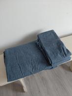 Dekbedovertrek 2 persoon, Hema, flanel, donkerblauw, Gebruikt, Blauw, Dekbedovertrek, Tweepersoons