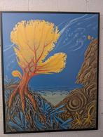 Surrealistisch landschap Sea Fan, Antiek en Kunst, Kunst | Schilderijen | Abstract, Ophalen of Verzenden