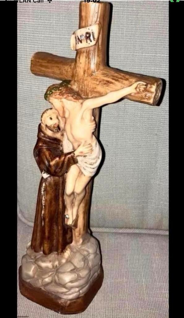 Crucifix , handgemaakt met serienummer, Antiek en Kunst, Ophalen of Verzenden