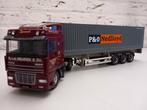 Tekno DAF 95 XF  v.d.Heijden met 40ft P&O Nedlloyd container, Hobby en Vrije tijd, Modelauto's | 1:50, Ophalen of Verzenden, Zo goed als nieuw